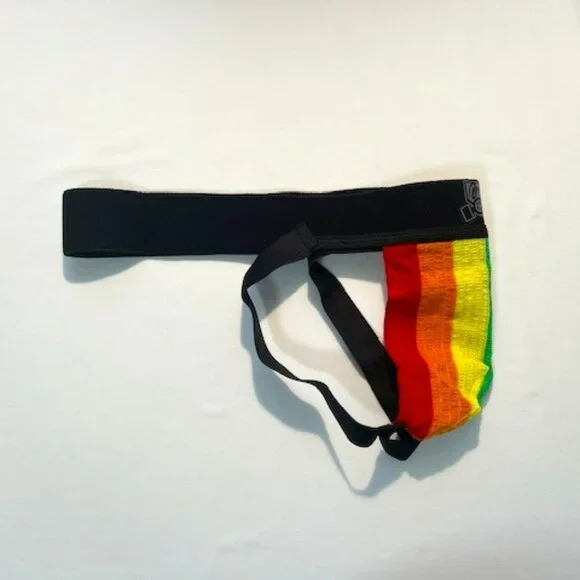 FORT TROFF Size "S" PRIDE MVP Athletic Supporter- Black/Gray/White - Jock - Picture 8 of 10